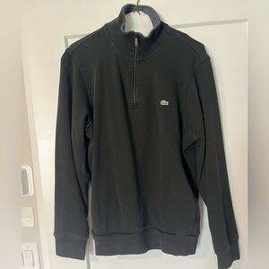 Lacoste Men's Black Zip-Up Sweater
